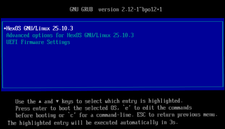 Enlarge image First Boot Screen