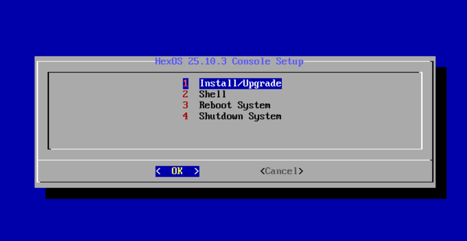 Enlarge image Installation Menu