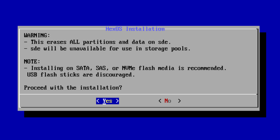 Enlarge image Drive Erasure Warning
