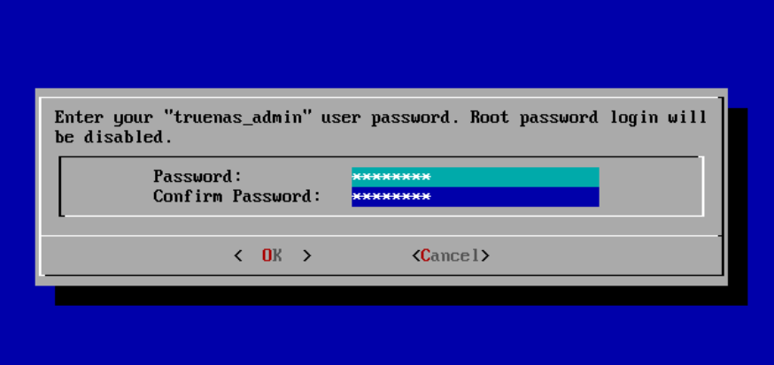 Enlarge image Root Password Setup