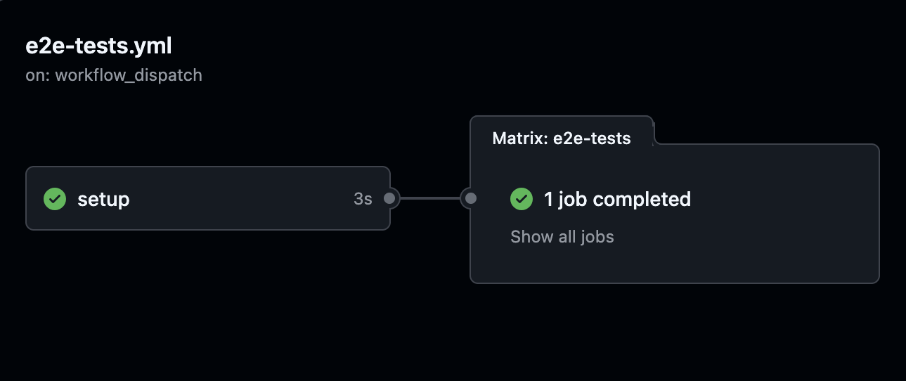 E2E Action Job