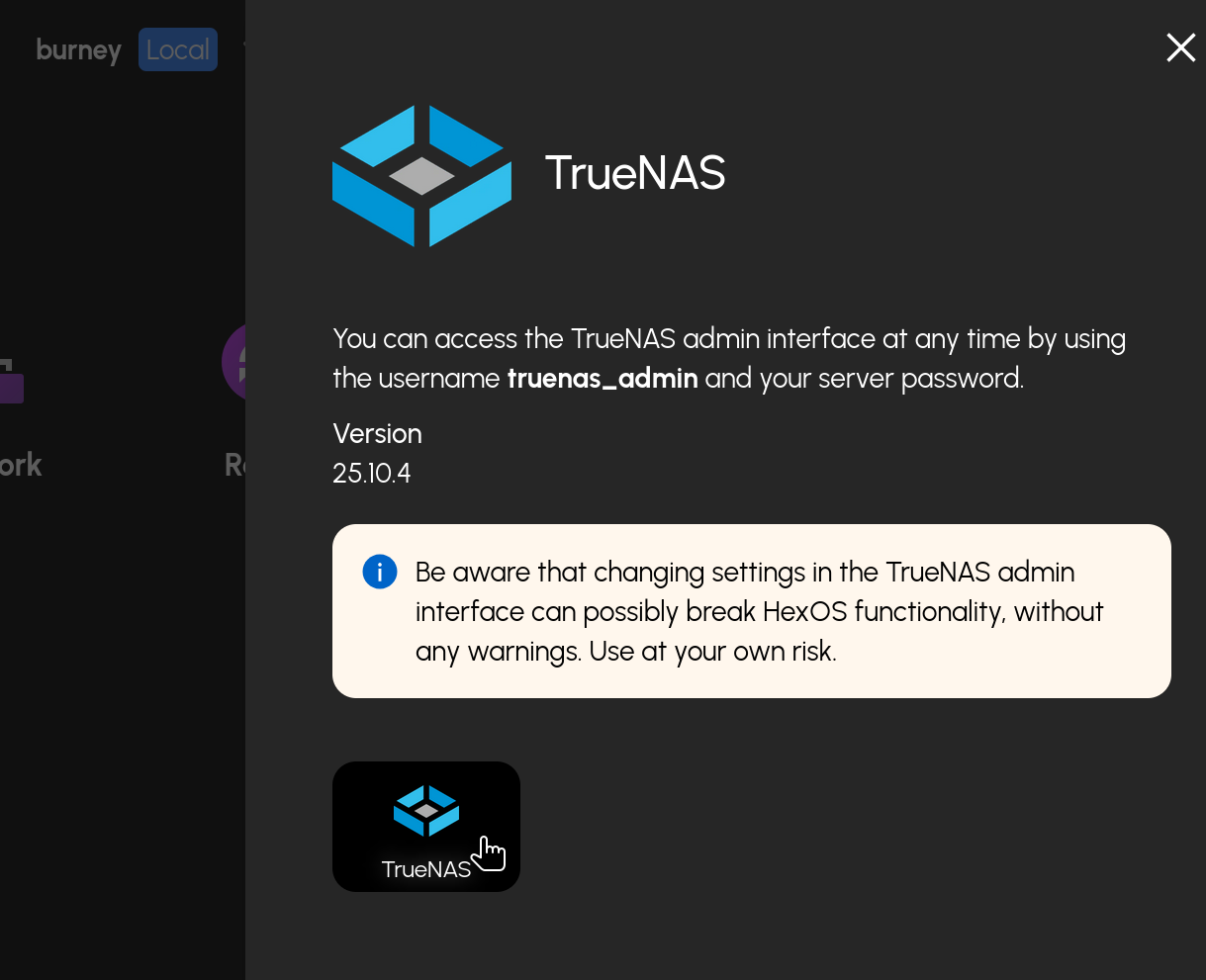 Open TrueNAS